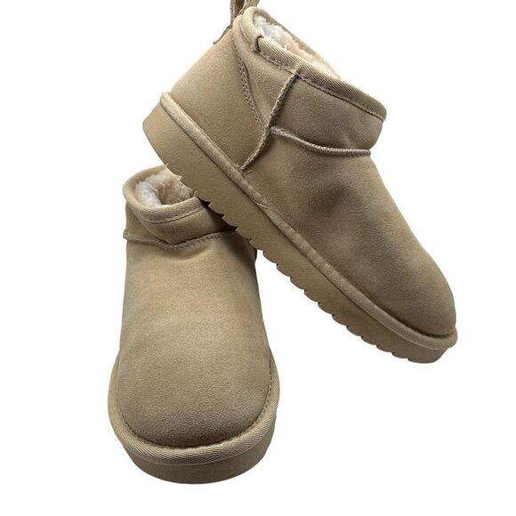 CUSHIONAIRE Women's pull on boot 8 SAND - Picture 6 of 7